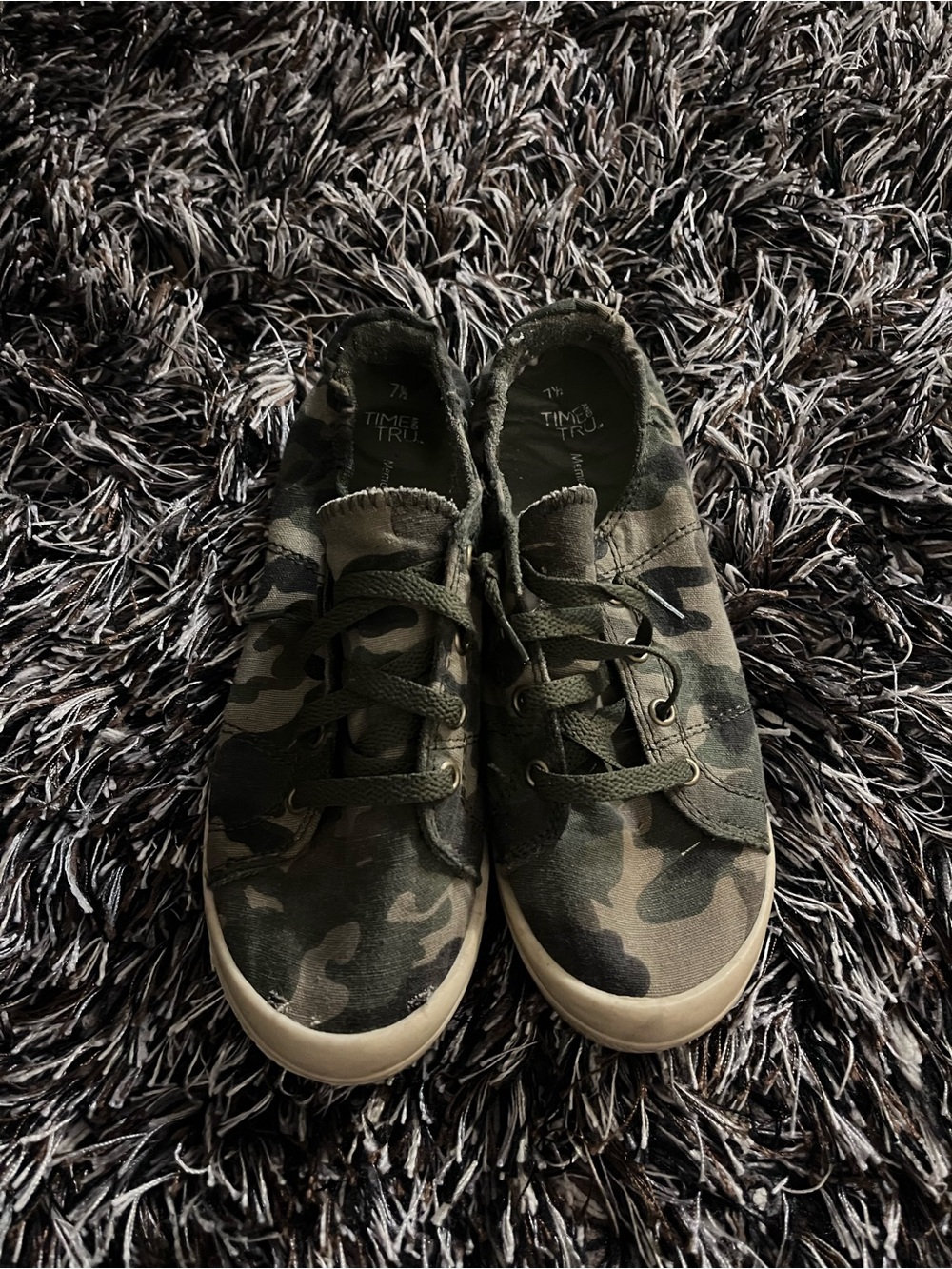 Camo Canvas Sneakers - Green Camo